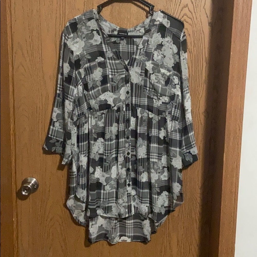 Sheer tunic